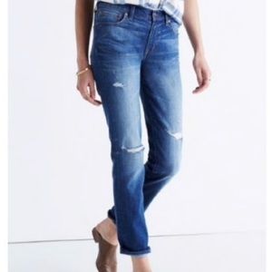 Madewell High-riser skinny distressed